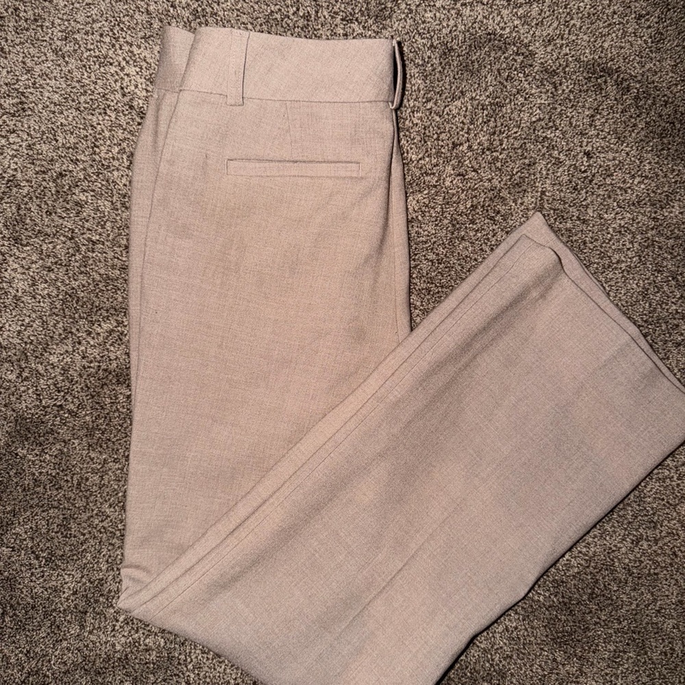 Charter Club Women's Tailored Dress Pants in Light Taupe